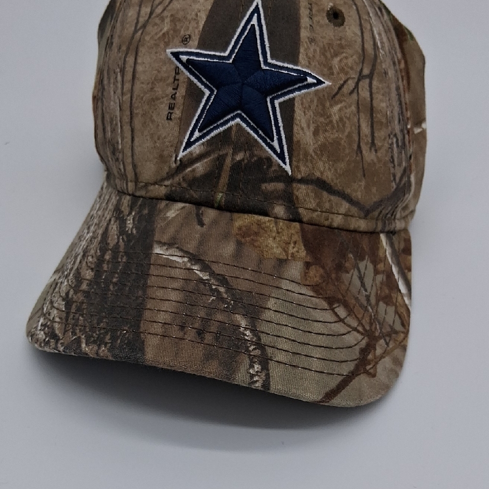 New Era Camouflage Hat with Blue Star